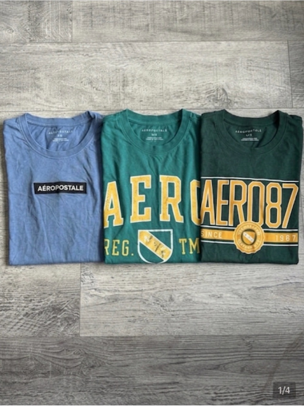 Aeropostale Men's 3-Tee Graphic Bundle for the price of one tee